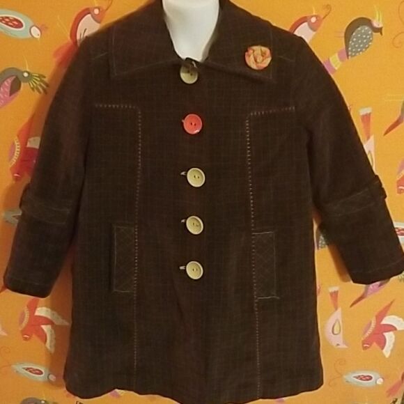 🔥SALE🔥 GIRLS BUTTON DOWN JACKET - Picture 1 of 5